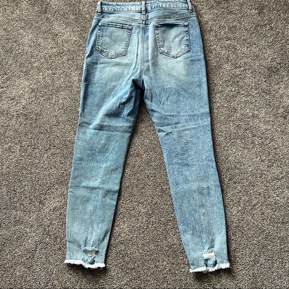 SOLD!!! Distressed mom jeans. - Picture 3 of 5
